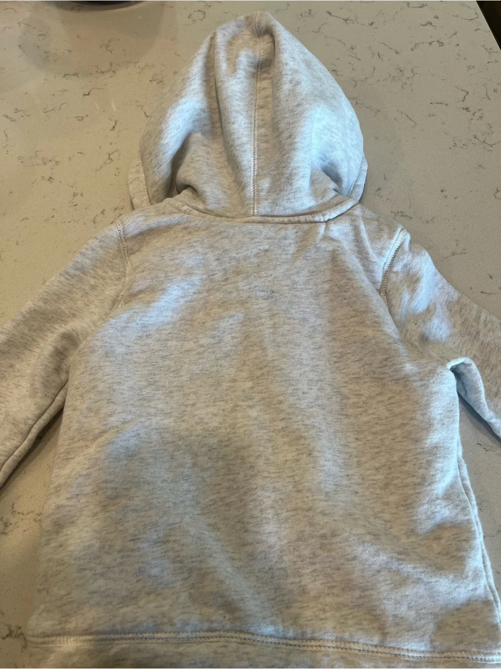Carter’s Girls Hooded Zip Lined Jacket - Light Gray - 5T
